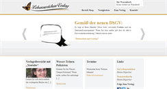 Desktop Screenshot of lebensweichen-verlag.de